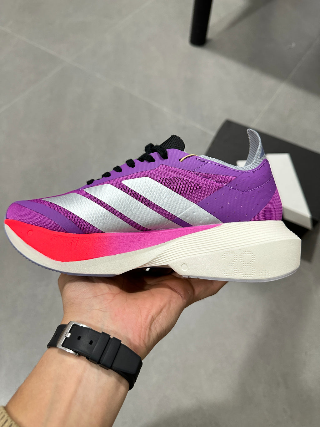 Adidas Adizero Drive RC Running Shoes Silver | Purple