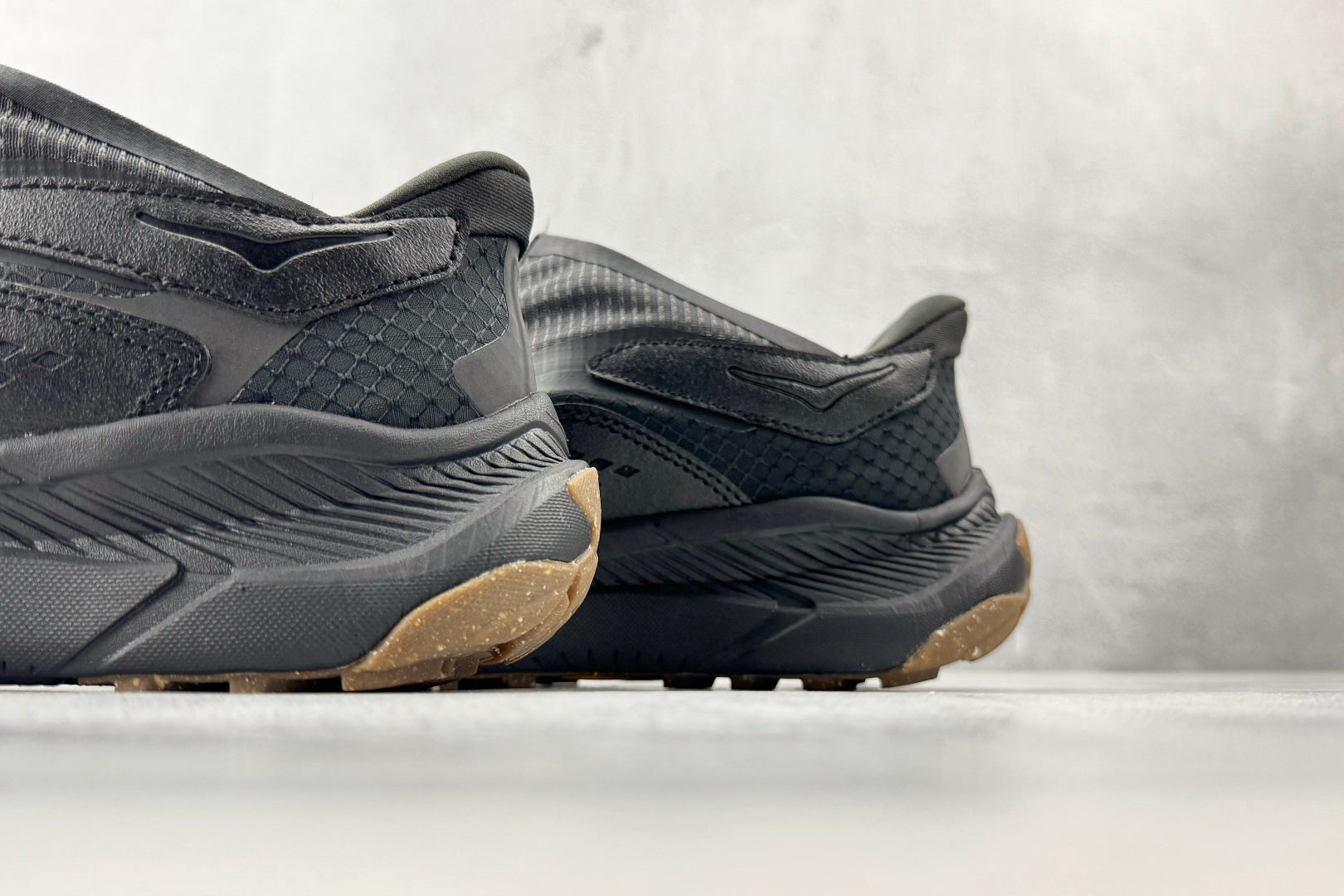 HOKA ONE ONE Project Transport "Black / Gum" Slip-On Sneakers