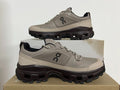 On Cloudrock Low Waterproof Hiking Shoes in Taupe / Beige