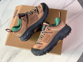 HOKA Ultra Low Gore-Tex Light Brown | Lime Green