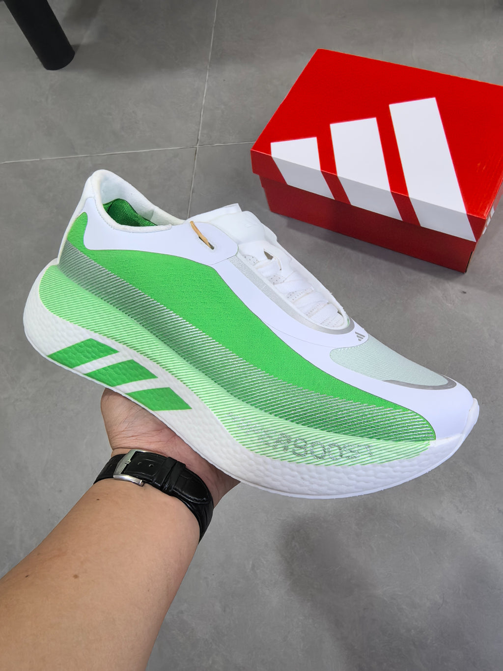 Adidas Hyperboost Edge 'White Equipment Green