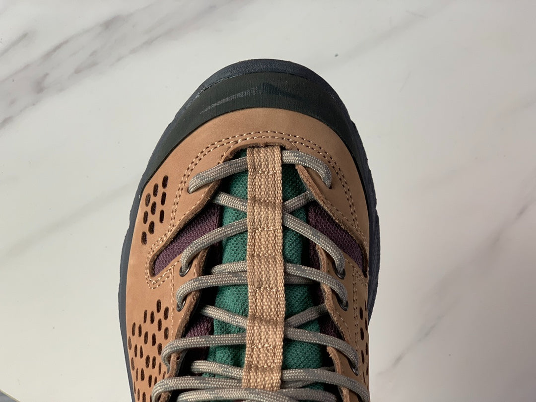 HOKA Ultra Low Gore-Tex Light Brown | Lime Green