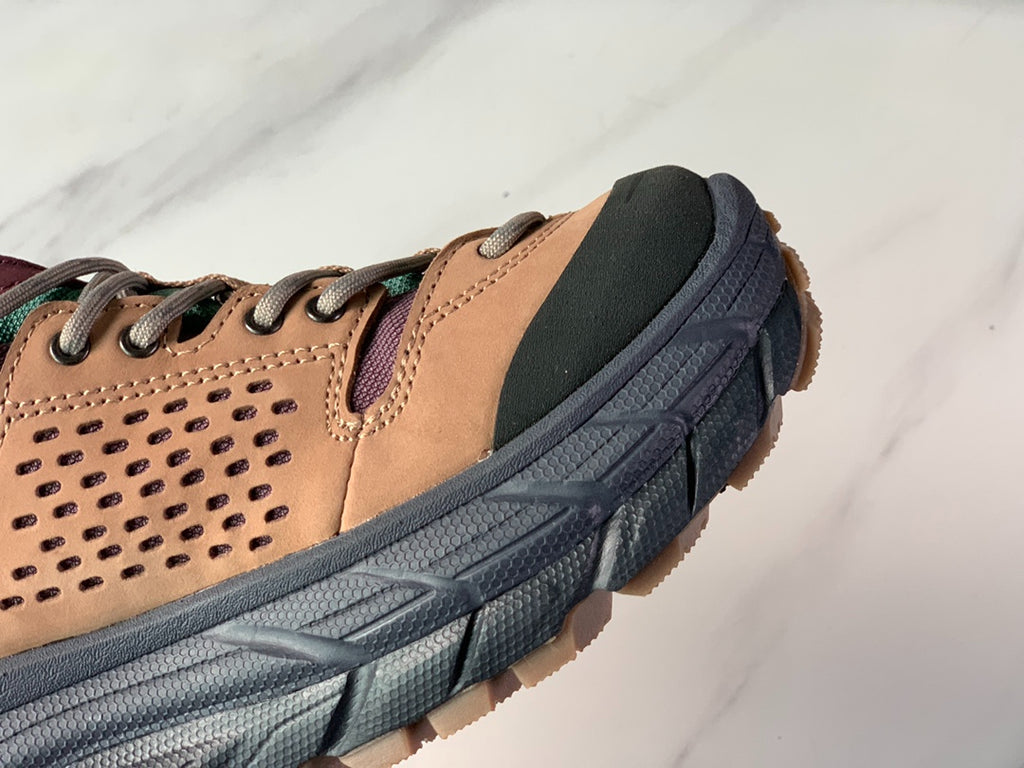 HOKA Ultra Low Gore-Tex Light Brown | Lime Green