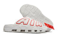 Nike Air More Uptempo Slides White Red FJ7808-100