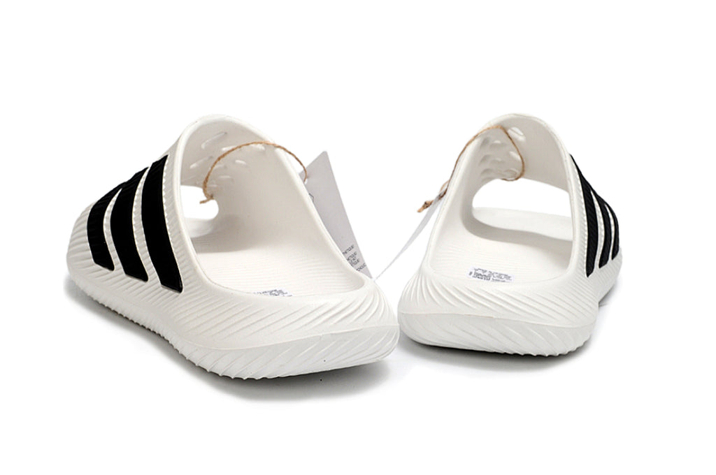 Adidas Purechill White Black Open-Toe Recovery Slides IF6764