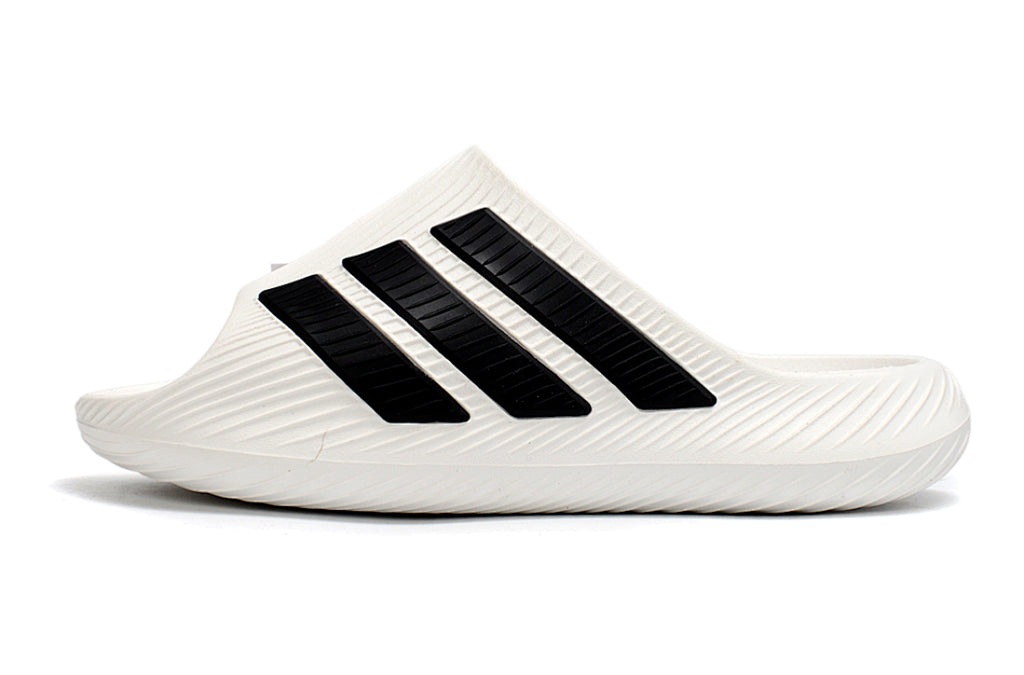 Adidas Purechill White Black Open-Toe Recovery Slides IF6764