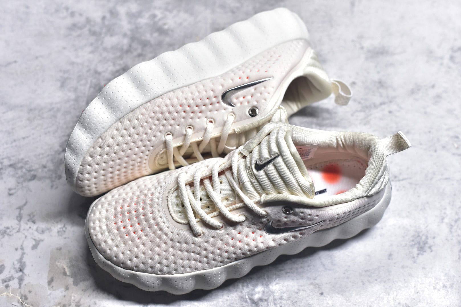 Nike Women's Mind 002 Off White Red Walking Sneakers