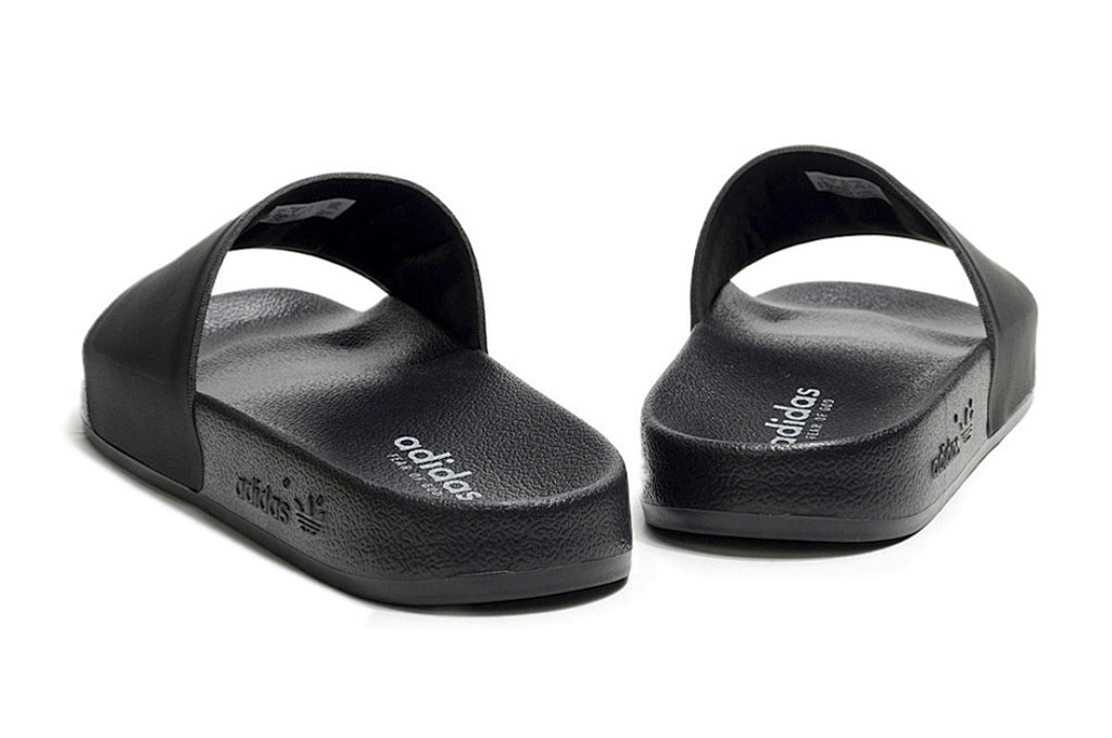 Adidas Originals Adilette Core Black/White 3-Stripes Slide Sandals IF5719