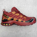 Salomon XA Pro 3D Red Gold Floral Men Women Casual Hiking Shoes