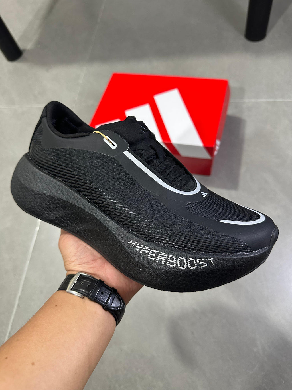 Adidas HYPERBOOST EDGE Running Shoes All Black