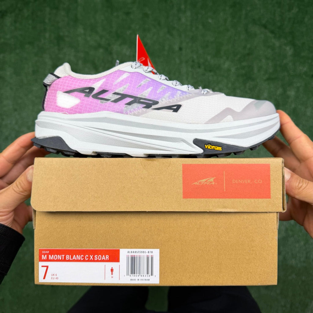 Altra Mont Blanc White Purple Men Women Lightweight Trail Running Shoes