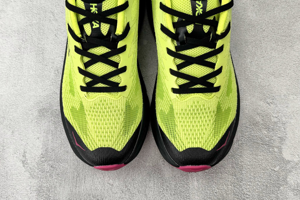 HOKA ONE ONE Challenger 8 "Lime / Black / Pink" All-Terrain Running Shoes