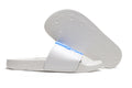 Adidas Originals Adilette White/Blue Trefoil Slide Sandals GX6969