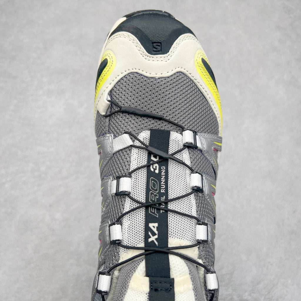 Salomon XA Pro 3D Yellow Silver Pink Men Women Outdoor Shoes