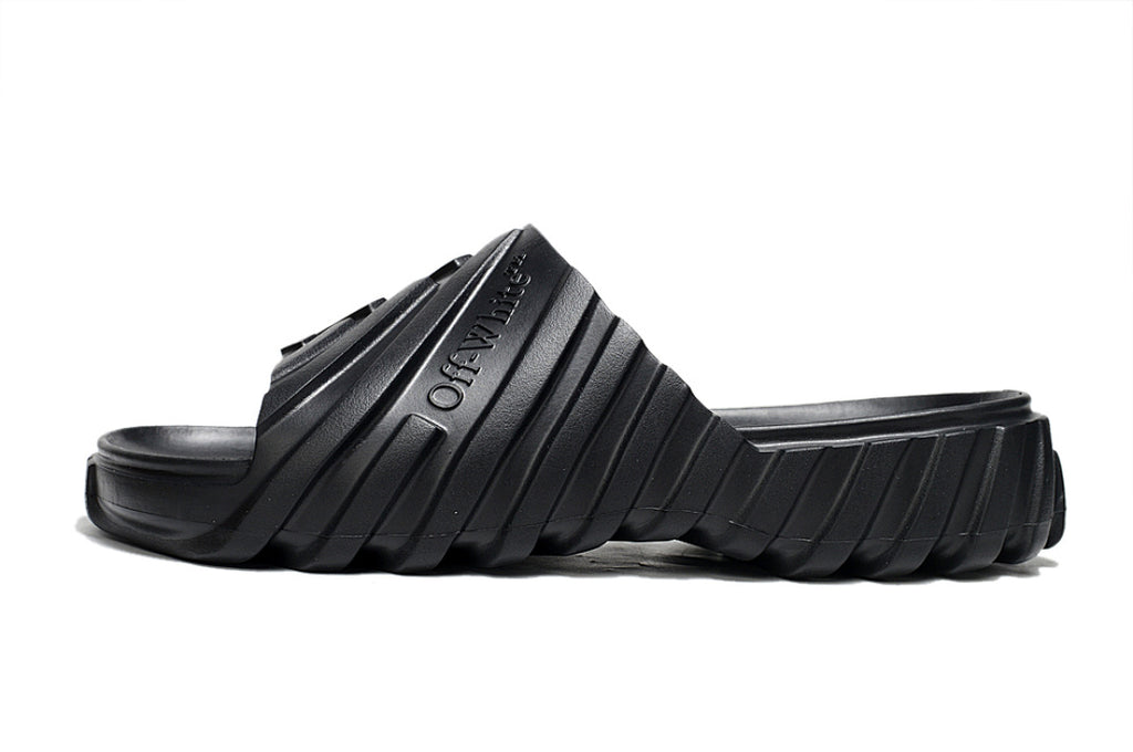 Off-White Tread Slides Black