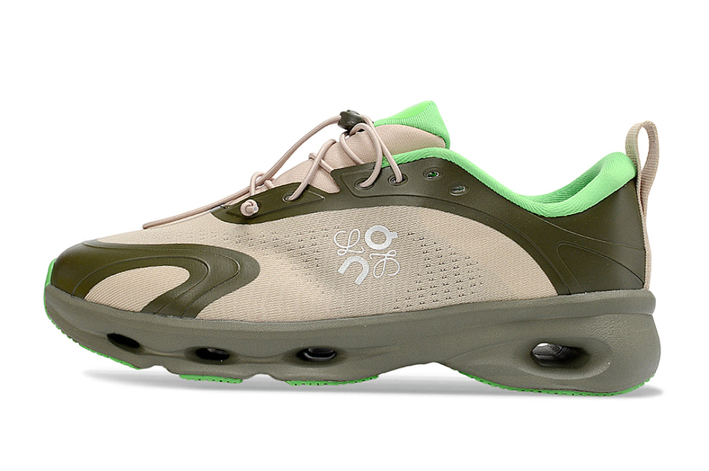 LOEWE x On Running Cloudsolo Sneakers in Khaki Green / Sand