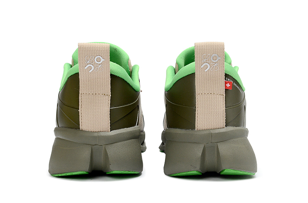 LOEWE x On Running Cloudsolo Sneakers in Khaki Green / Sand