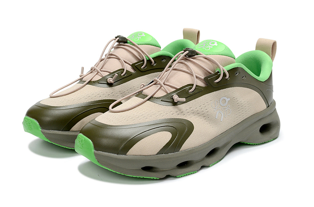 LOEWE x On Running Cloudsolo Sneakers in Khaki Green / Sand