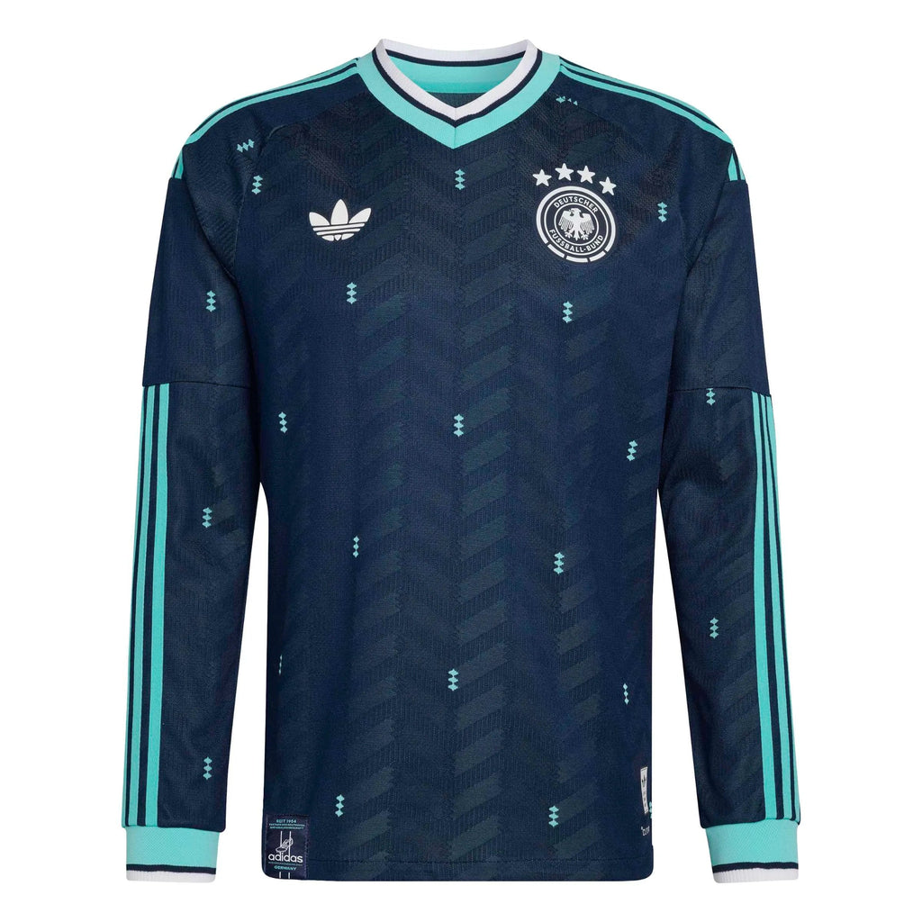 adidas 2026 Germany Men's Authentic Away Long-Sleeve Soccer Jersey