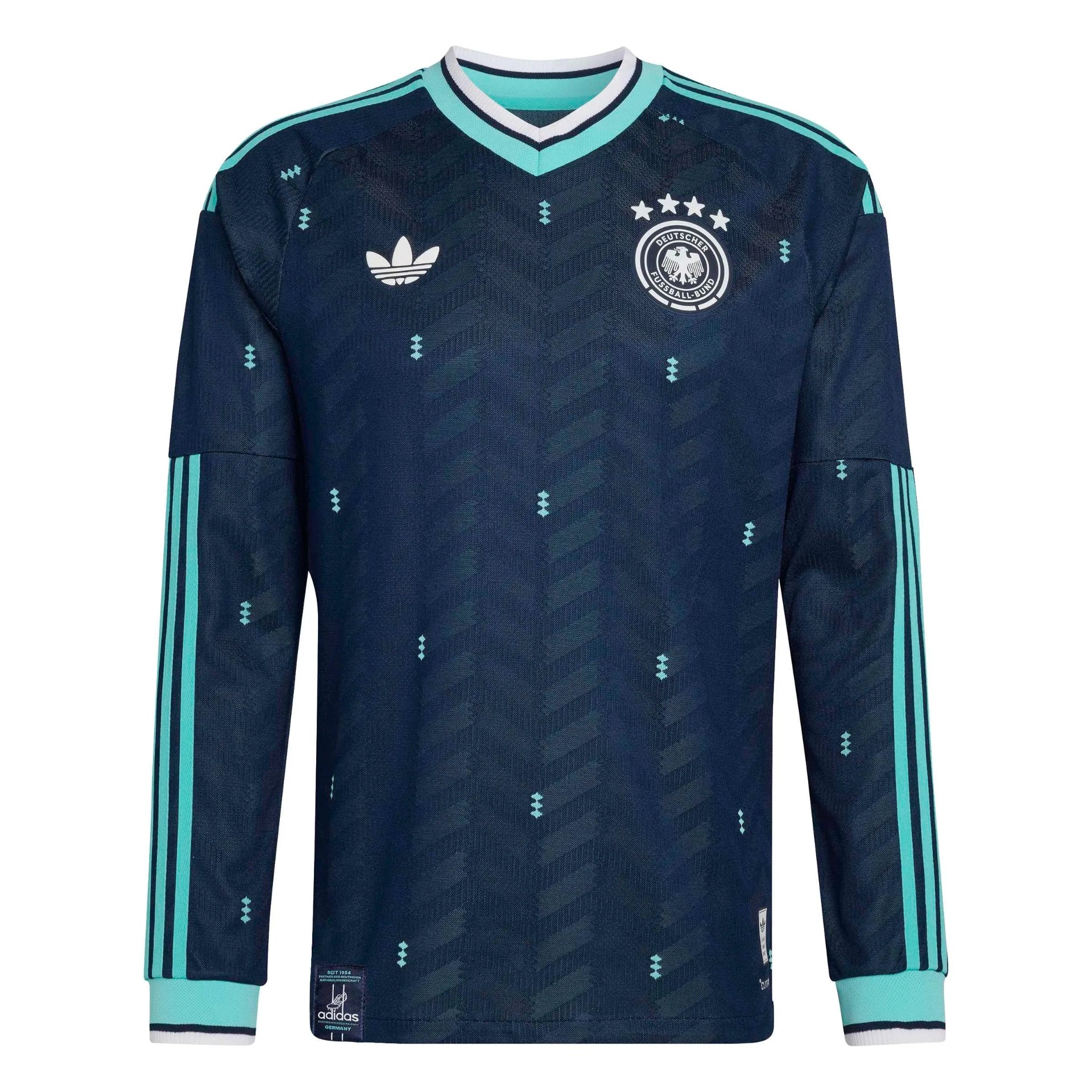 adidas 2026 Germany Men's Authentic Away Long-Sleeve Soccer Jersey
