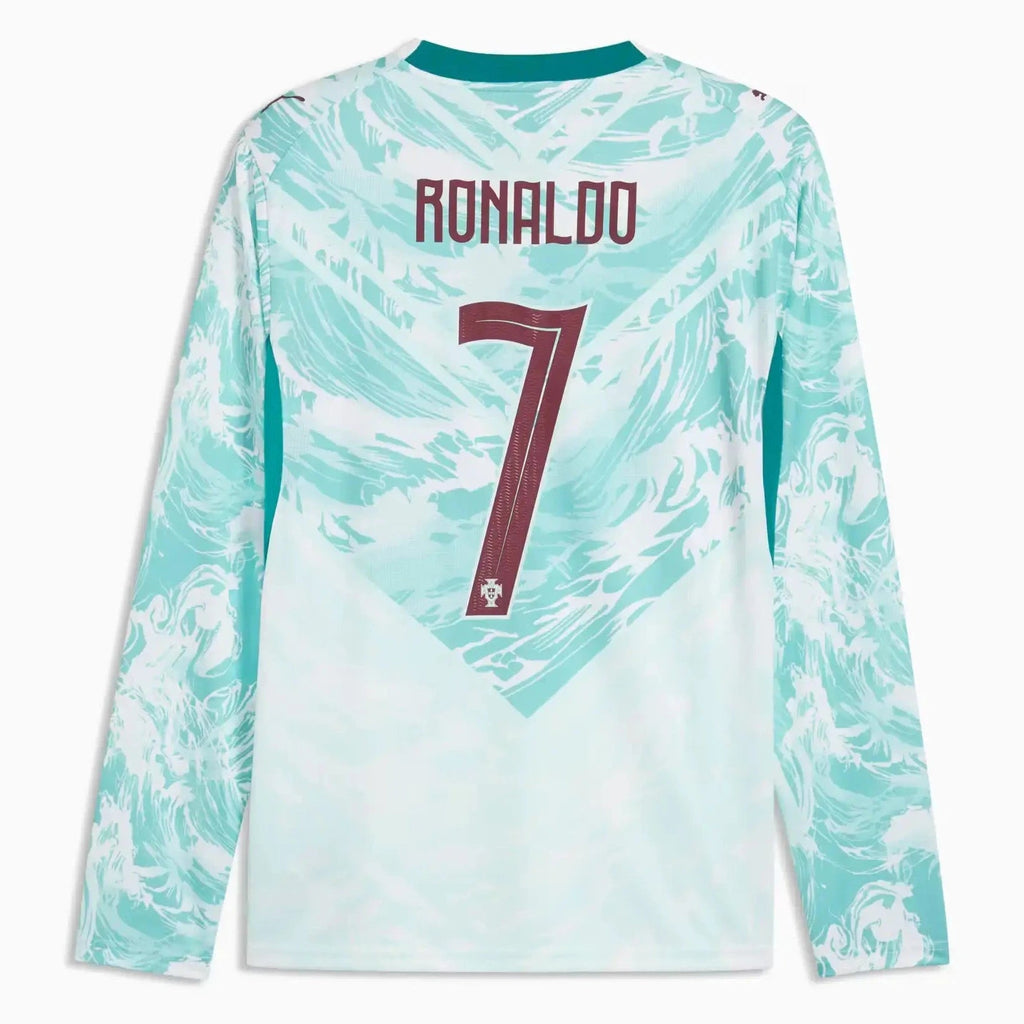 Puma 2026 Portugal Men's Stadium Away Ronaldo #7 Long-Sleeve Soccer Jersey