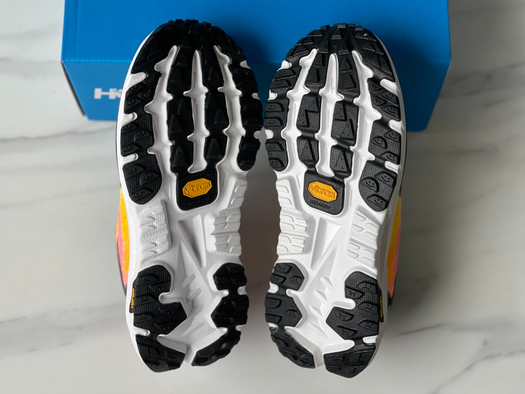 HOKA Mafate X Black | Yellow | Pink