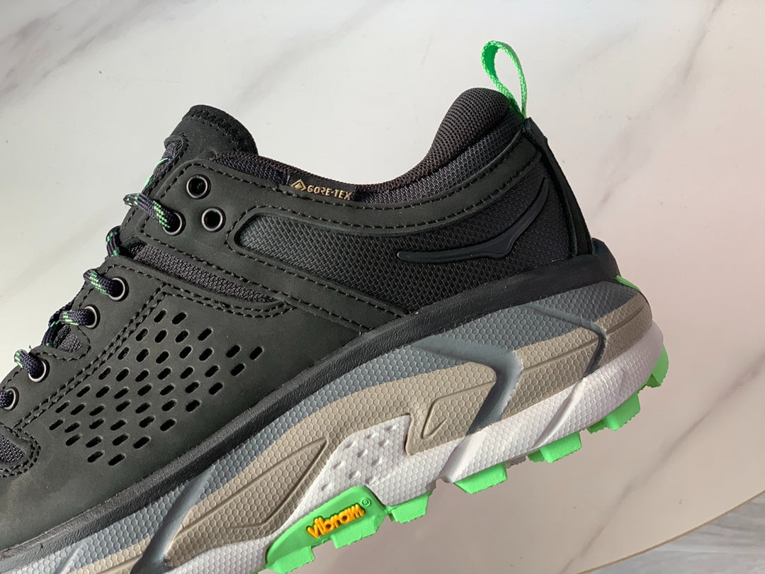 Hoka Ultra Low Gore-Tex Black | Mint Green