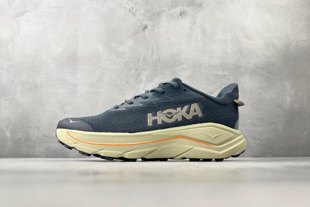 HOKA ONE ONE Challenger 8 "Slate Blue / Beige" All-Terrain Running Shoes