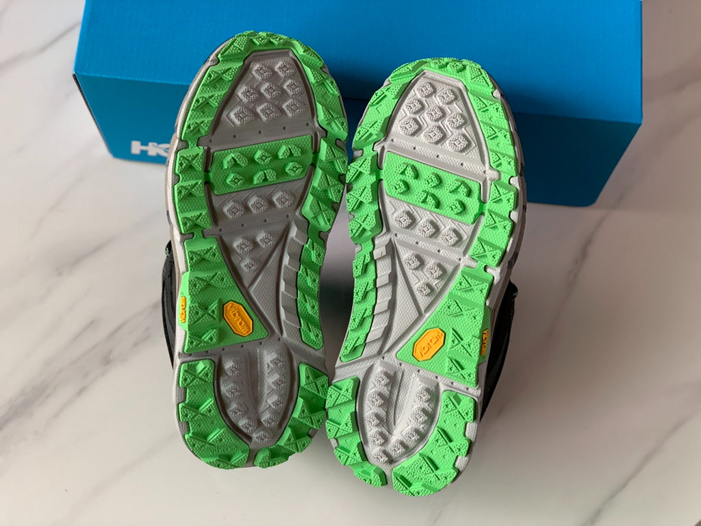 Hoka Ultra Low Gore-Tex Black | Mint Green