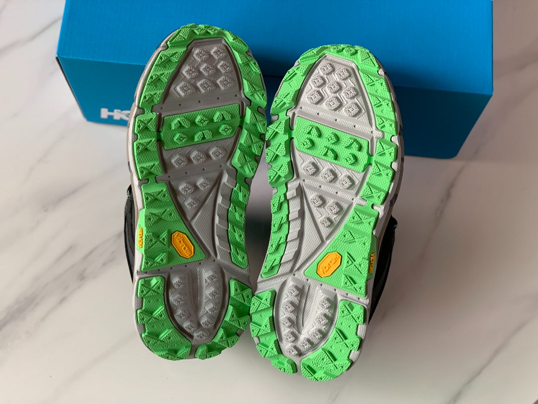 Hoka Ultra Low Gore-Tex Black | Mint Green