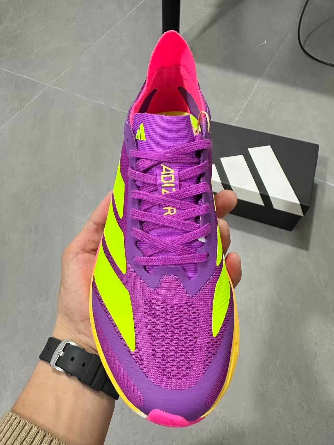 Adidas Adizero Drive RC Running Shoes Purple | Yellow