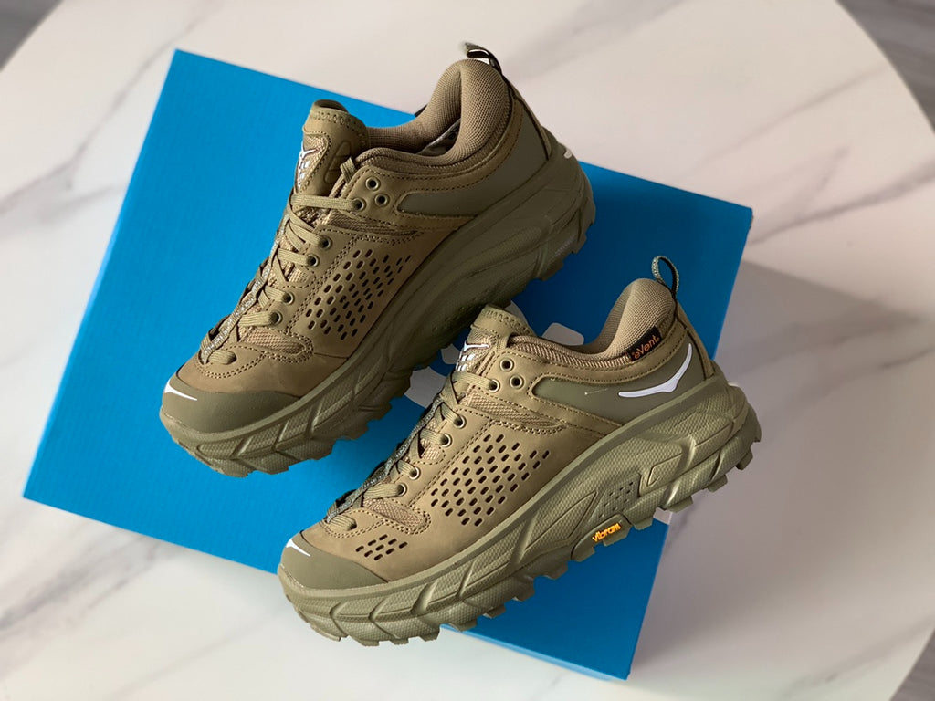 HOKA Ultra Low Gore-Tex Dark Olive Green | Light Gray Green
