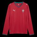 Puma 2026 Portugal Men's Stadium Home Long-Sleeve Soccer Jersey