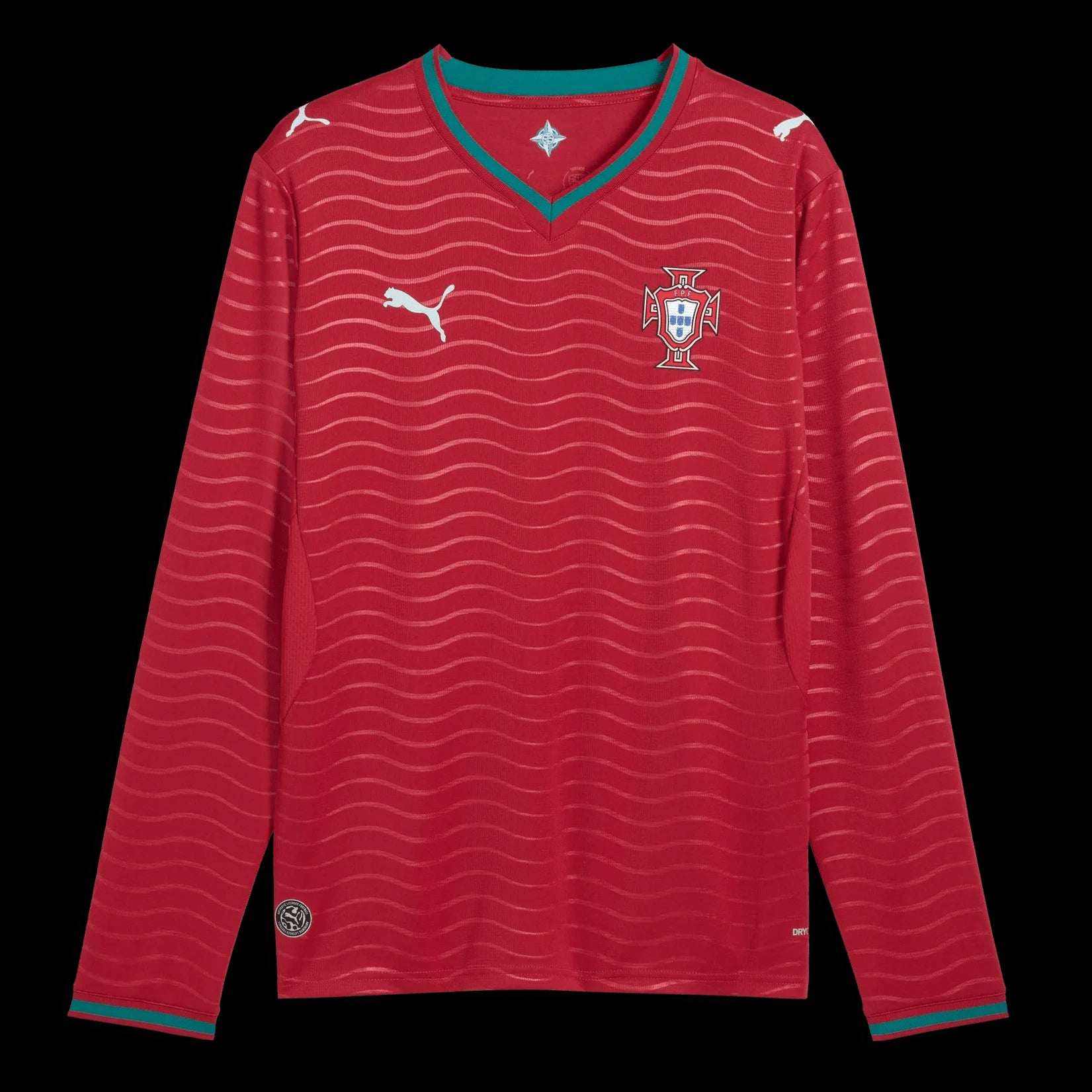 Puma 2026 Portugal Men's Stadium Home Long-Sleeve Soccer Jersey