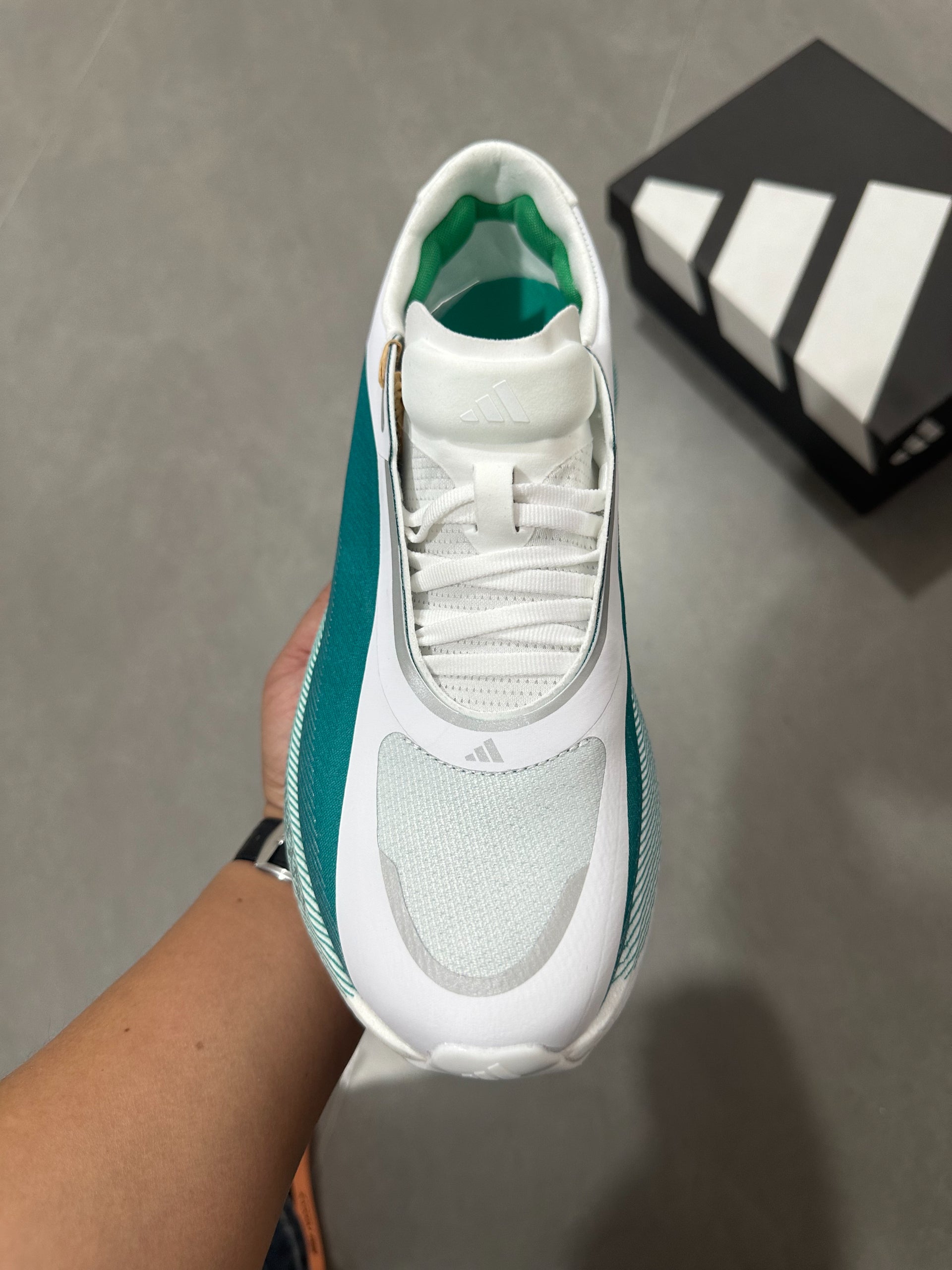 Adidas Hyperboost Edge 'Cloud White / Equipment Green / Mint