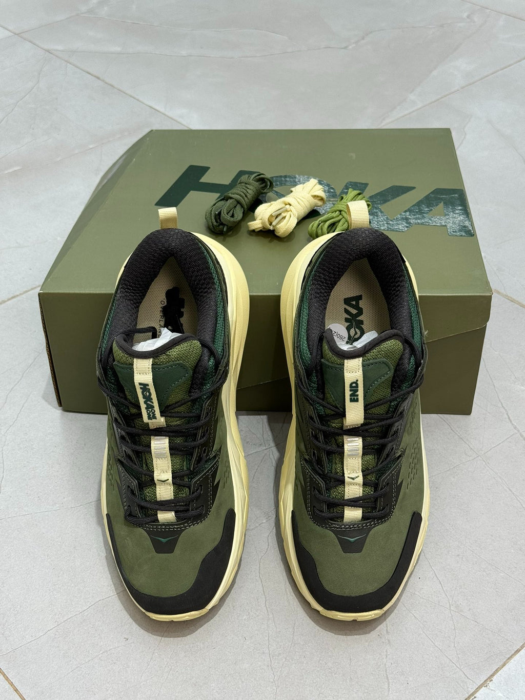 HOKA Kaha Low GORE-TEX Elite Terrain System Military Green