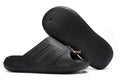 Adidas Purechill All-Black Open-Toe Recovery Slides IF6765