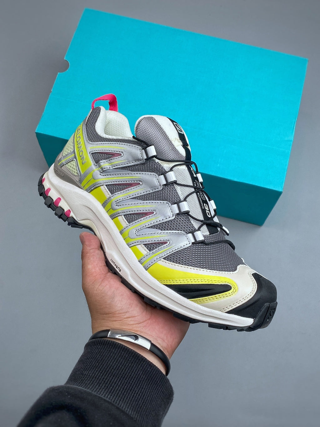Salomon XA Pro 3D Grey/Yellow/Pink
