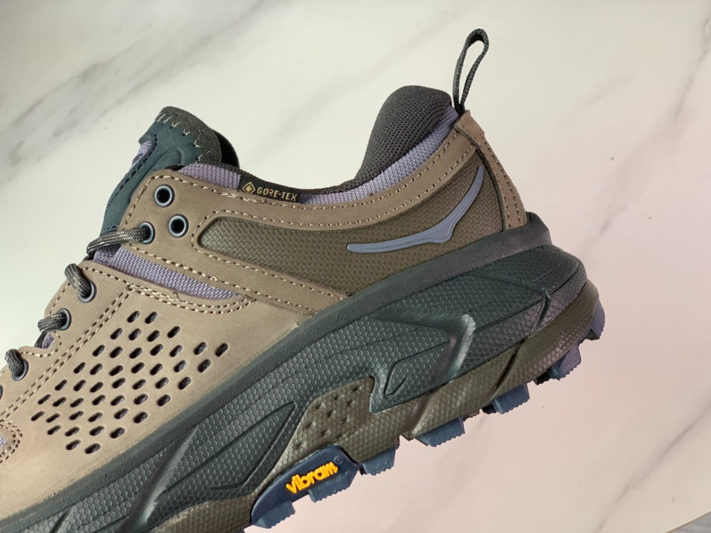 Hoka Ultra Low Gore-Tex Oatmeal Brown | Light Purple
