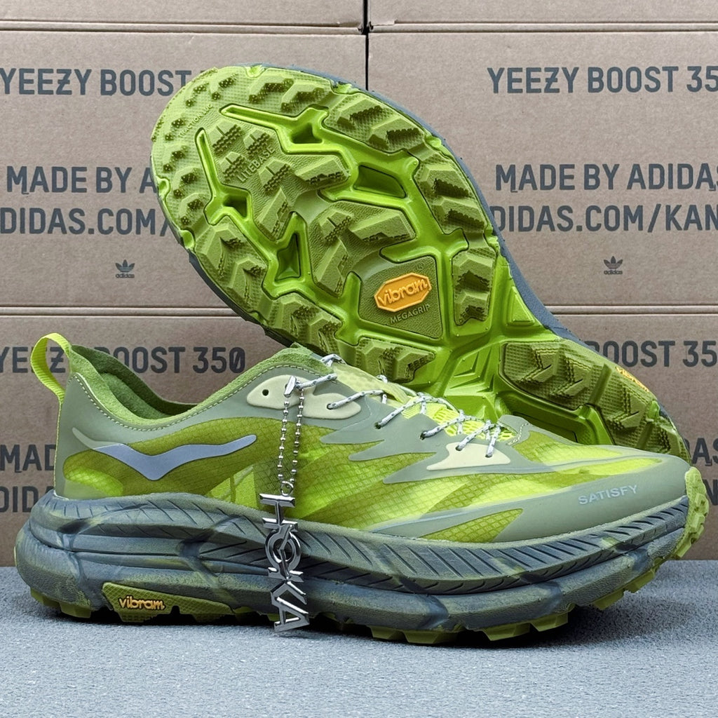 Hoka Mafate Speed 4 Fluorescent Green