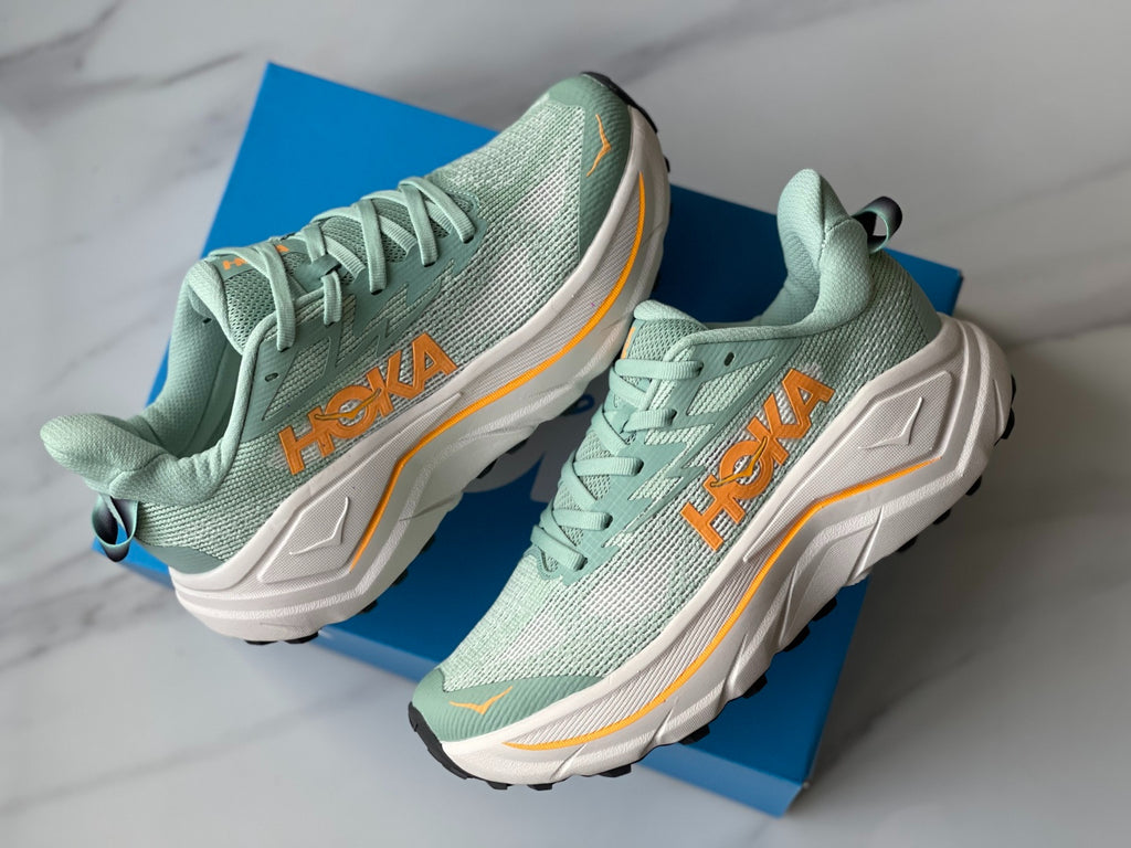 HOKA Challenger 8 Lake Blue | Orange