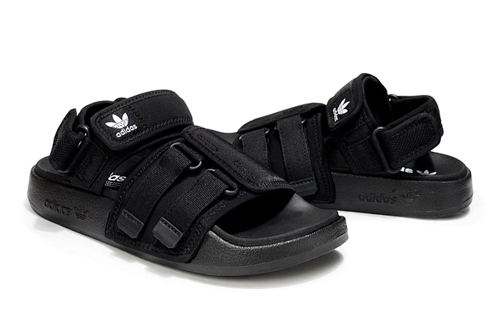 Adidas Originals Adilette 4-Strap Sandals Triple Black GZ8825