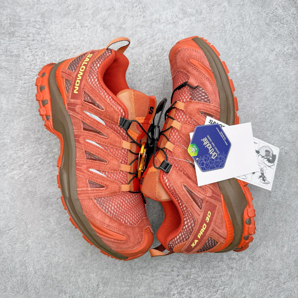 Salomon XA Pro 3D Orange Suede Men Women Casual Hiking Shoes