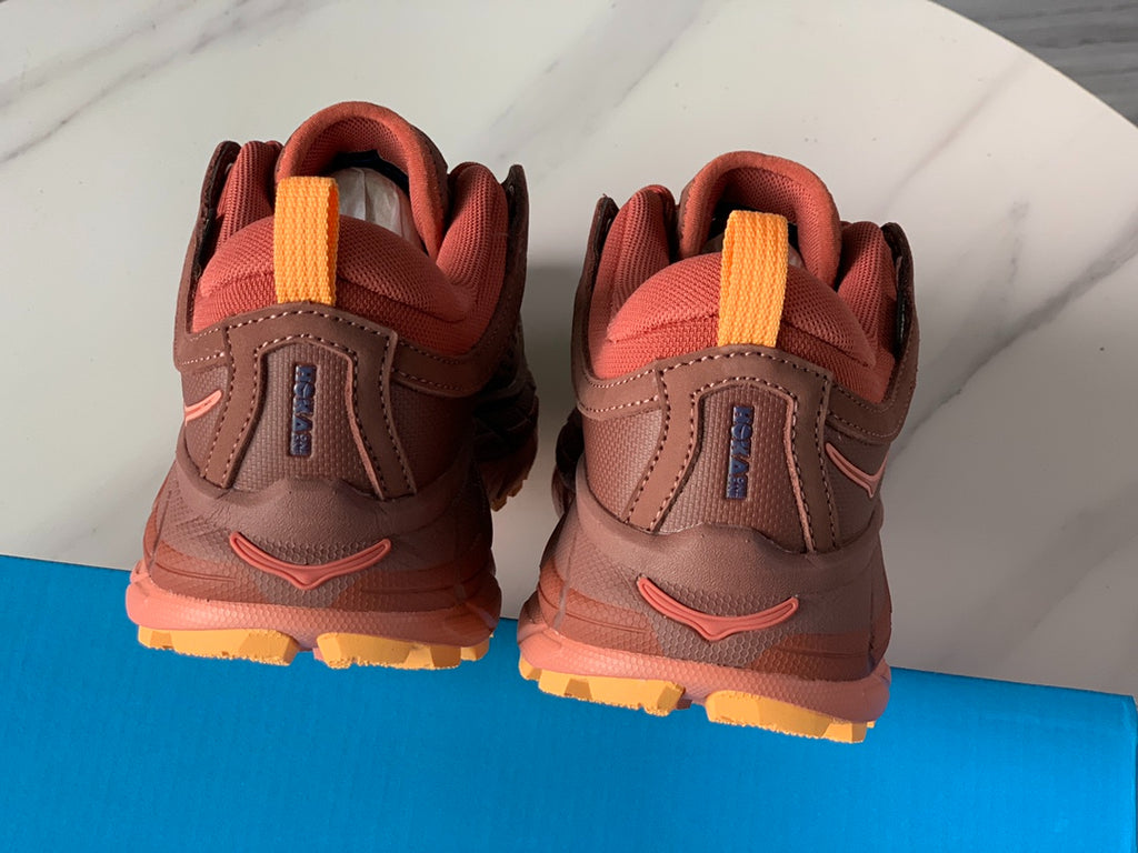 Hoka Ultra Low Gore-Tex Orange Pink | Sand Brown