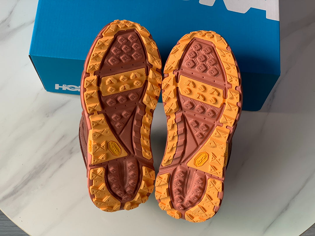 Hoka Ultra Low Gore-Tex Orange Pink | Sand Brown