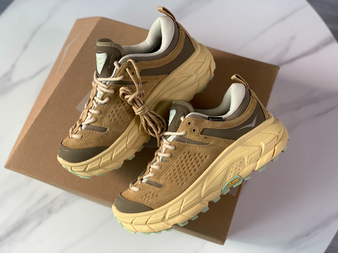 Hoka Ultra Low Gore-Tex Brown-Yellow
