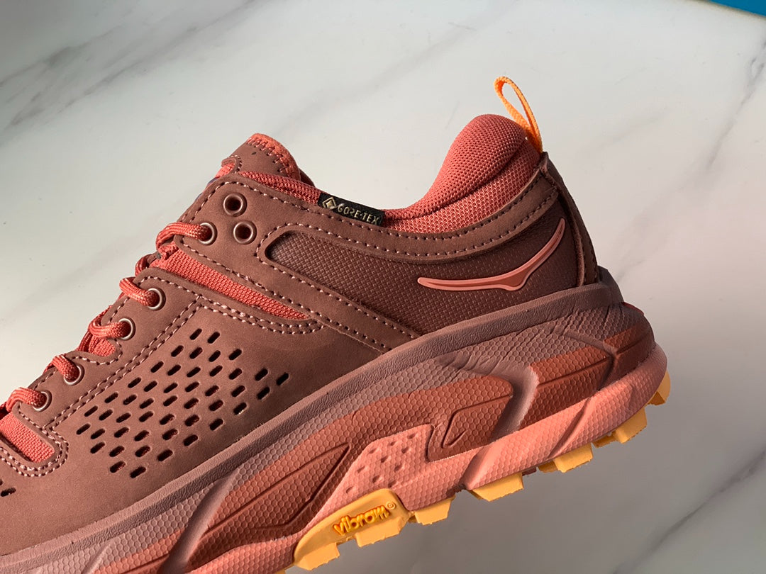 Hoka Ultra Low Gore-Tex Orange Pink | Sand Brown