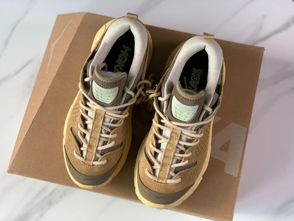 Hoka Ultra Low Gore-Tex Brown-Yellow