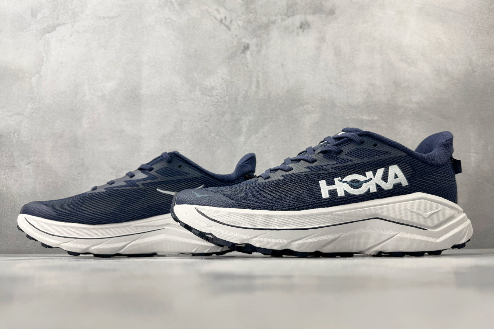 HOKA ONE ONE Challenger 8 "Navy Blue / White" All-Terrain Running Shoes