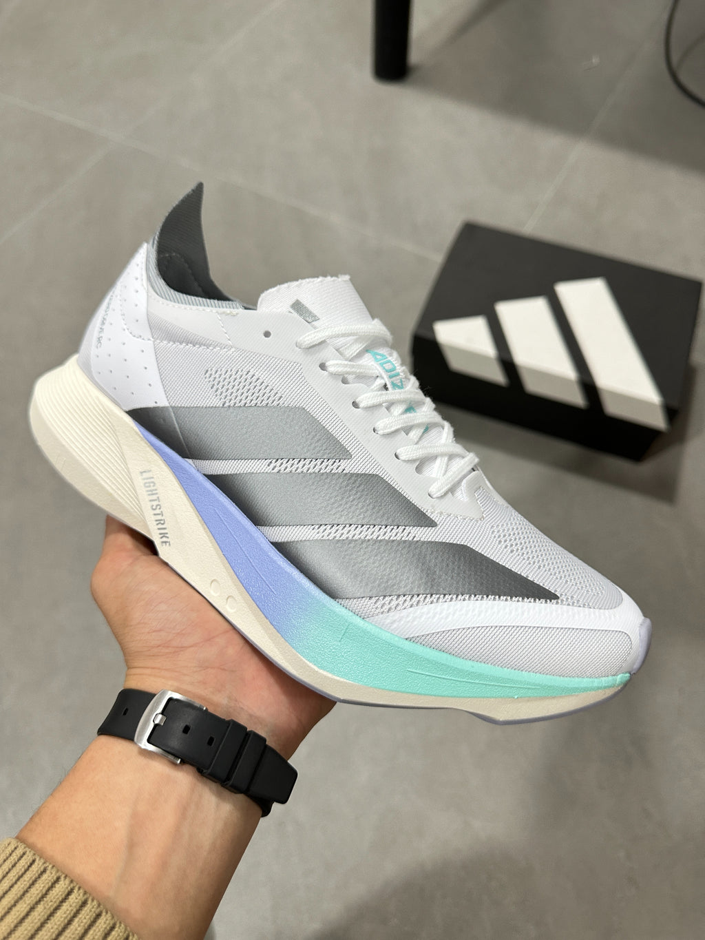 Adidas Adizero Drive RC Running Shoes White | Blue